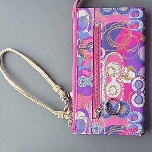 Coach Poppy Wristlet